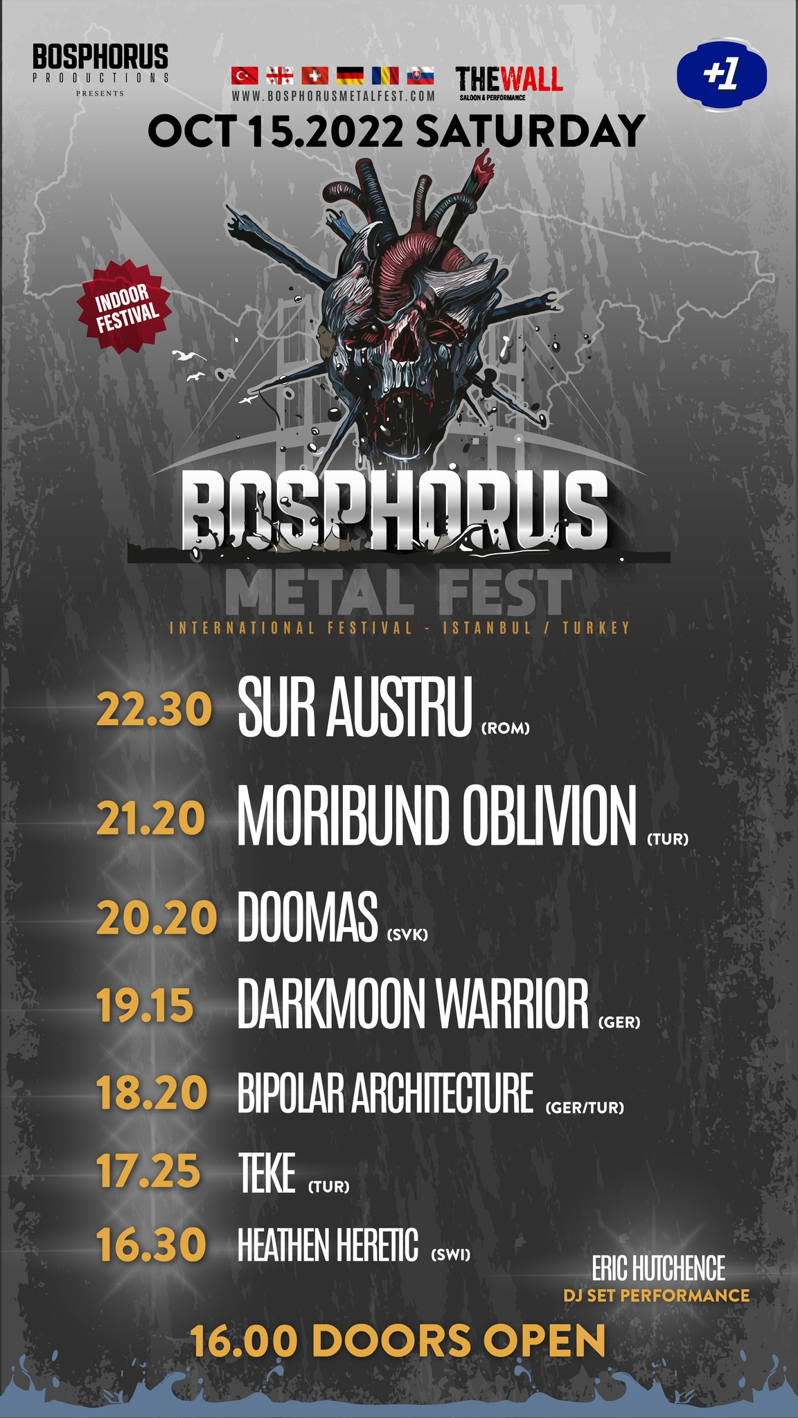 Bosphorus Metal Fest saatler