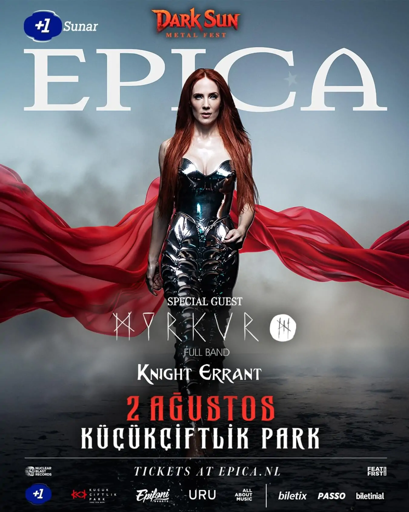 Dark Sun Metal Festival Epica Myrkur Knight Errant