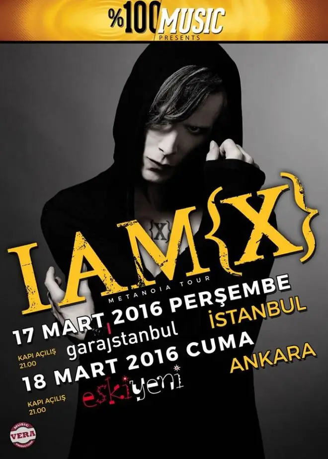 IAMX - İstanbul konseri - 17 Mart 2016