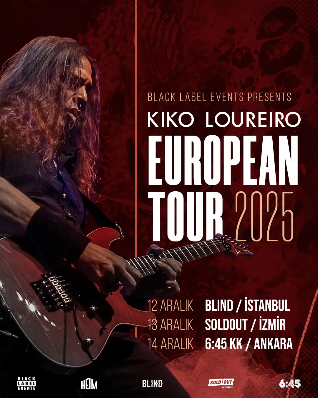 Kiko Loureiro turkiyeturnesi
