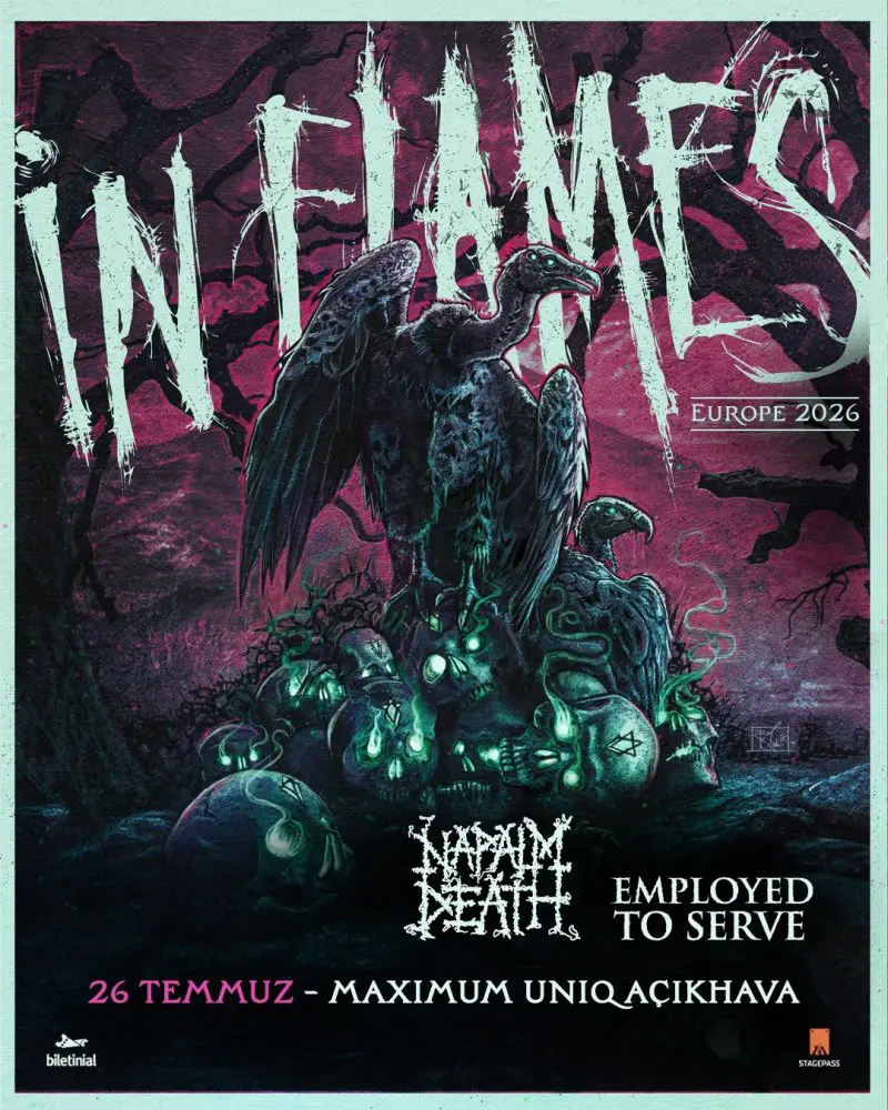 In Flames, Napalm Death Employed to Serve
