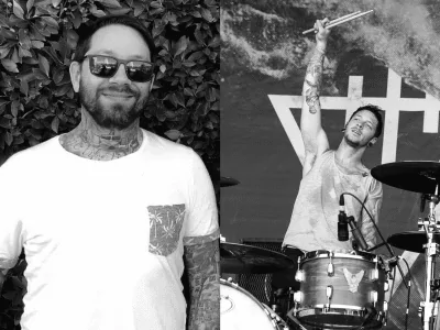 Dave Shapiro ve Eski The Devil Wears Prada Davulcusu Daniel Williams