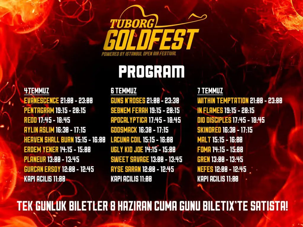 tuborg gold fest program